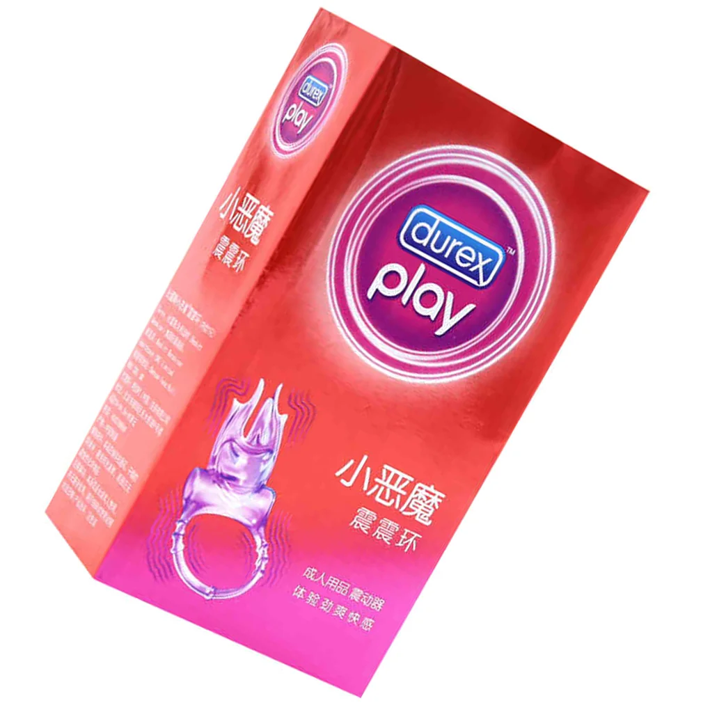 Durex вибрационное кольцо нетоксичный Клитор Вибратор Массажер Массажные игрушки