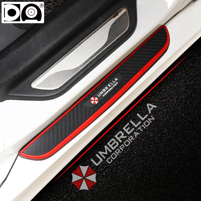 4 шт. автомобильная резиновая Накладка на порог двери добро пожаловать педаль