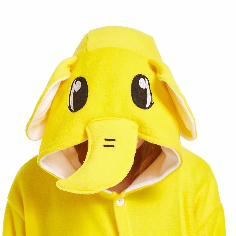 Kigurumi пижамы для взрослых Косплей Тигр собака слон Единорог Синяя Акула Onesie Lemur пижамы Домашняя одежда для вечеринок для женщин и мужчин
