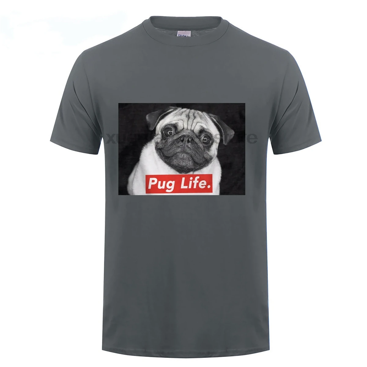 Pug Life Funny Rapper Rap Parody T Shirt Top Snoop Dog 2Pac Eminem Jay-Z Gangsta | Мужская одежда