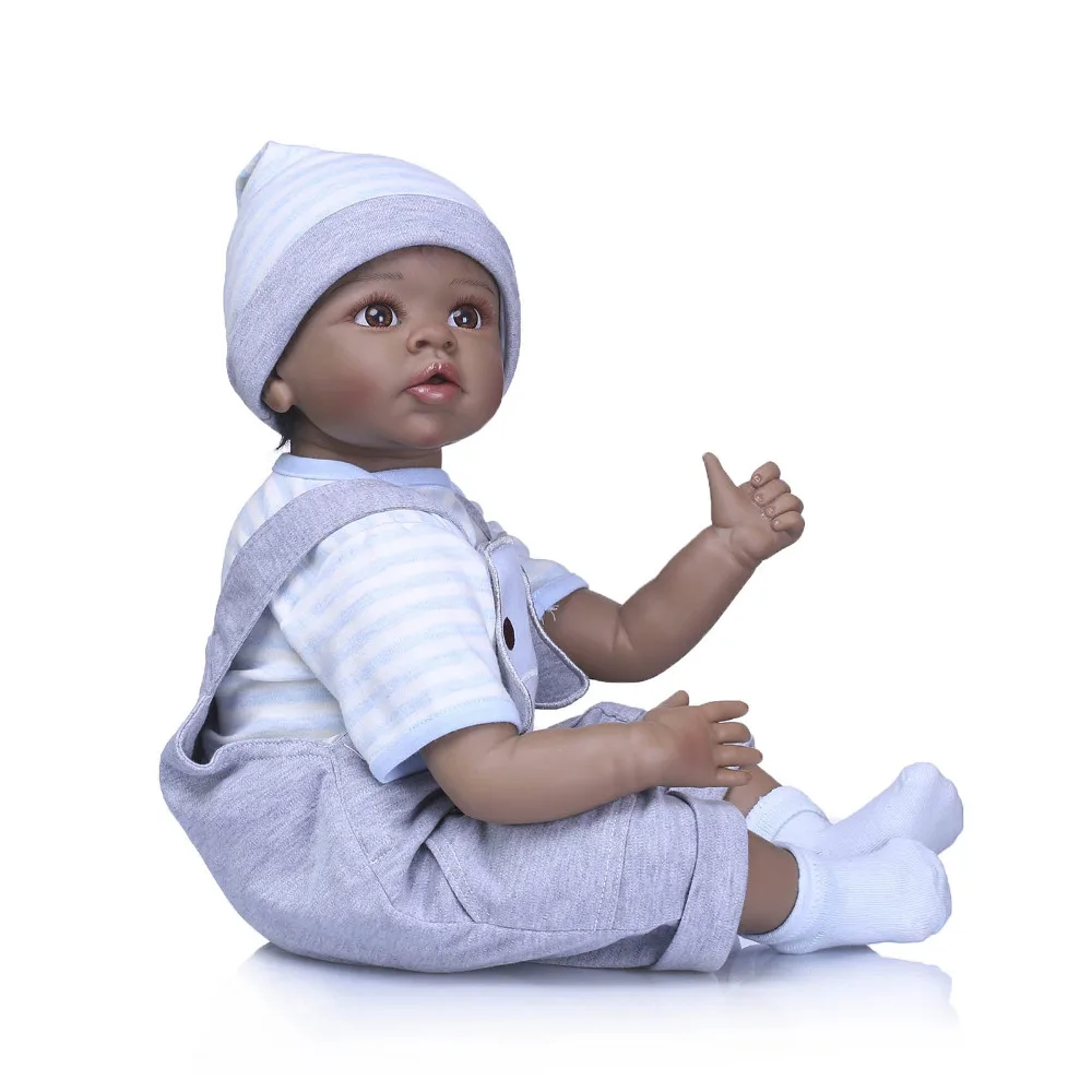 Nicery 20-22 дюймов в переменного тока 50-55 см Bebe Reborn Baby Doll индийский Стиль Мягкий