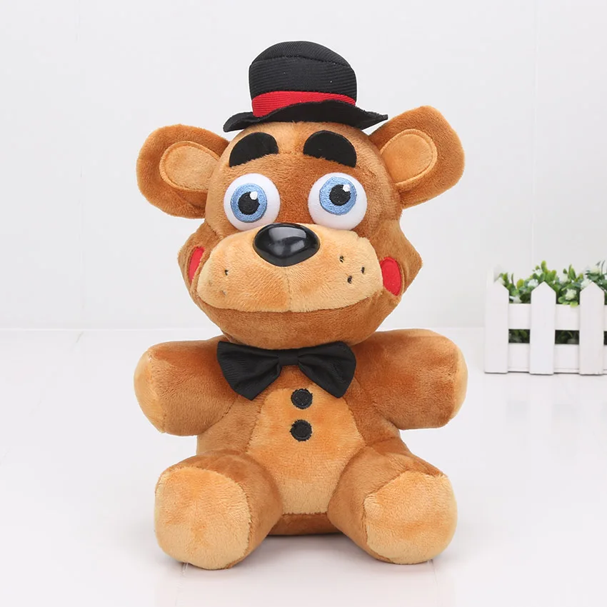 25cm red hat bear 14-45 см пять ночей у Фредди кошмар Фредди Fazbear плюшевые игрушки FNAF Мягкая кукла животных juguetes de peluche bebe - Цвет: 25cm red hat bear