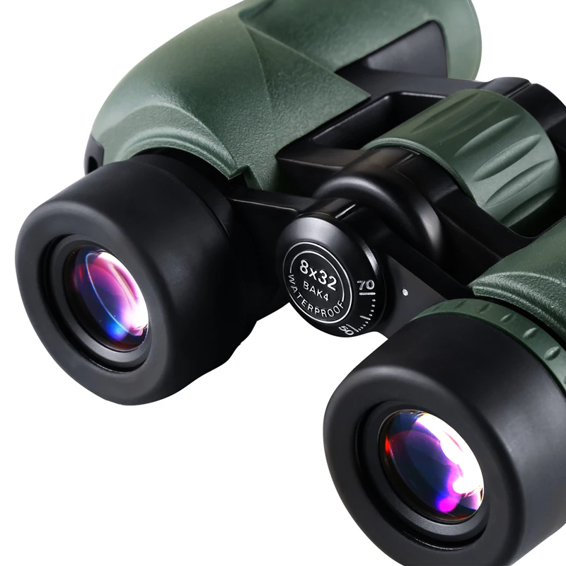 Eyeskey 8x32 Порро Водонепроницаемый бинокль Bak4 Prism Оптика Компактный телескоп для