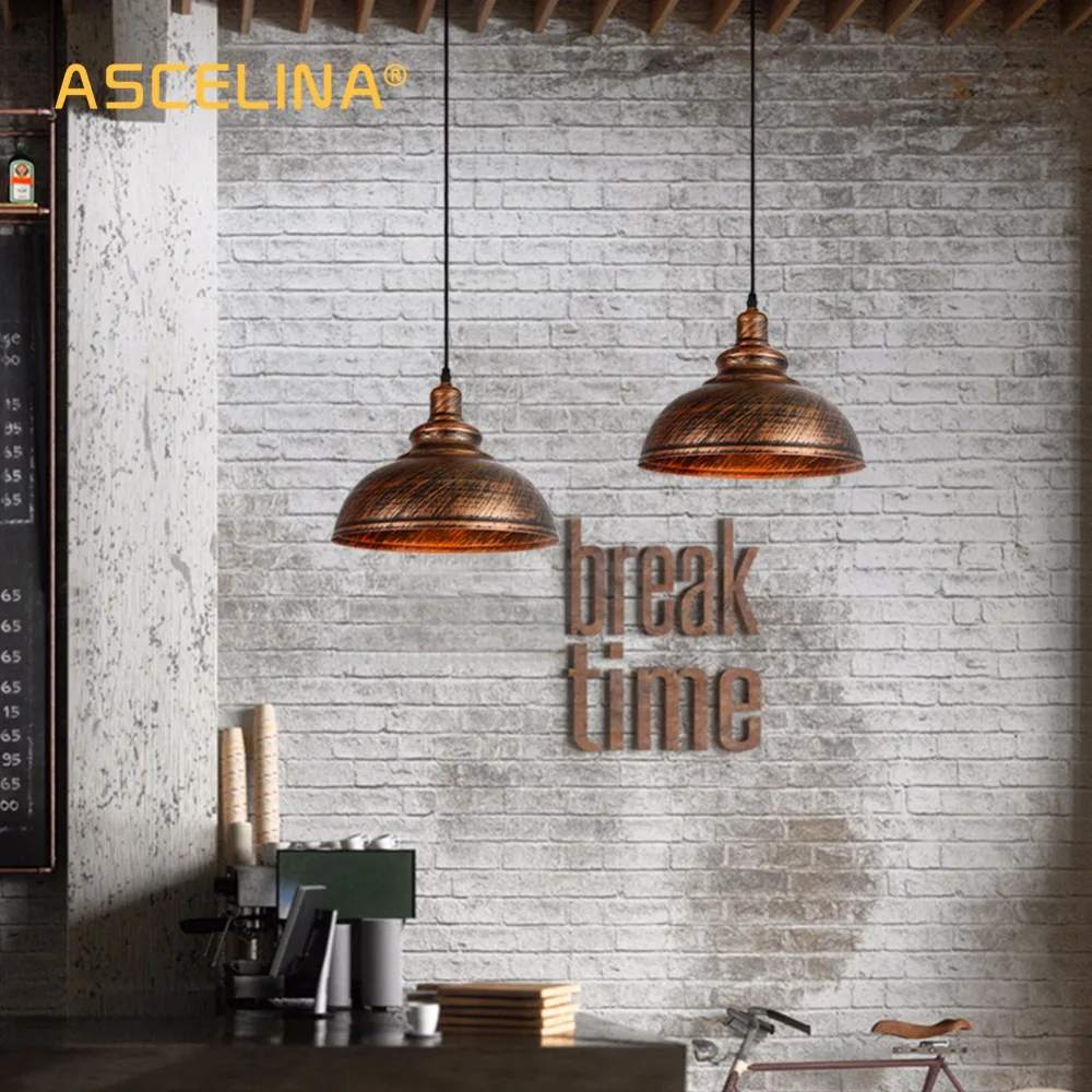 

Pendant Lights,Vintage Industrial pendant lamp,Indoor Lighting,E27,29*25cm(W*H),for Loft restaurant Cafe home & store decoration