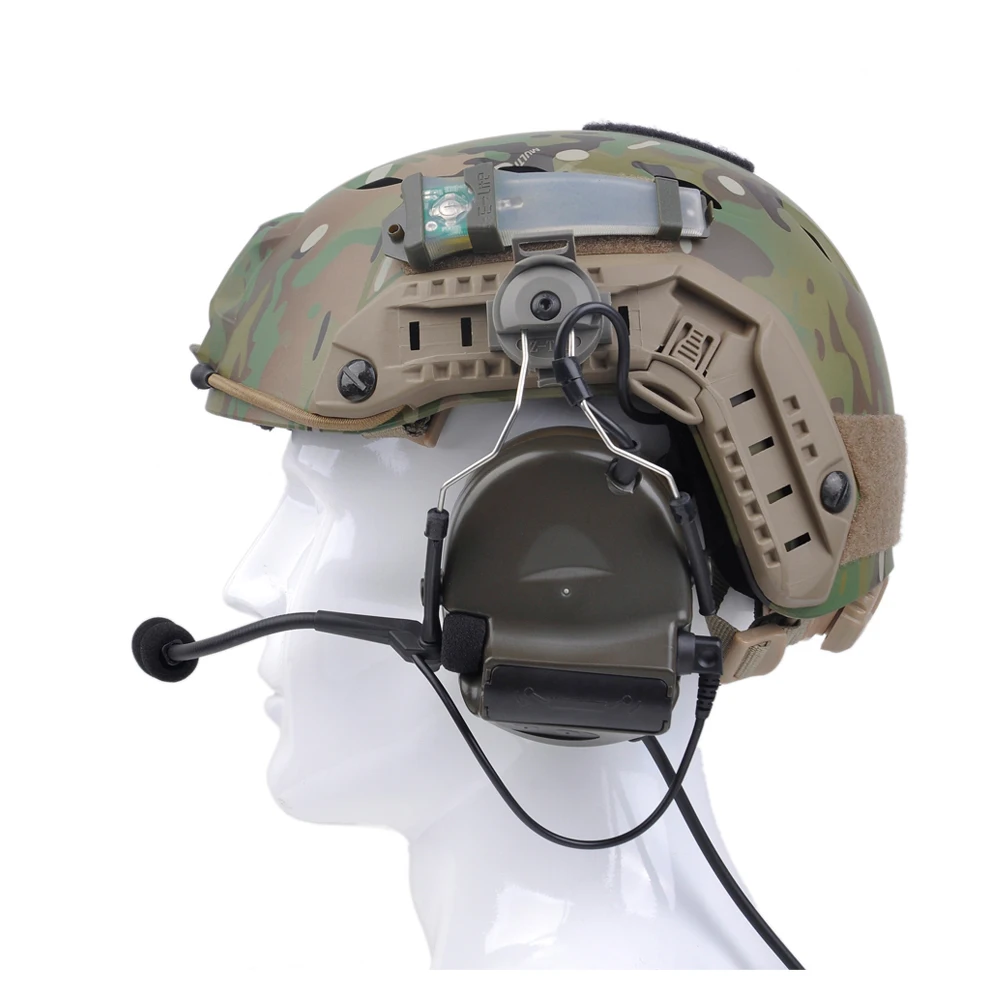 Z Tactical Softair авиационная гарнитура Comtac ii Гарнитура для быстрых шлемов и