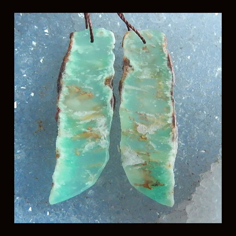 Подарок на день рождения натуральный драгоценный камень самородок Chrysoprase Модные