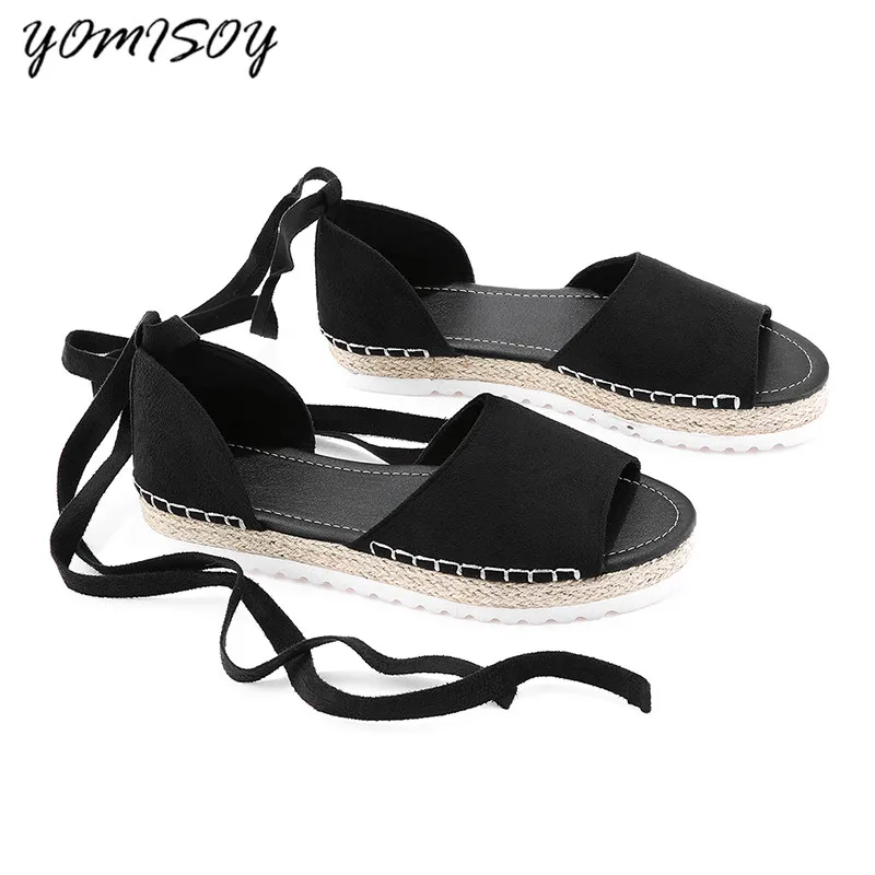 2018 Летние женские сандалии повседневные туфли на плоской подошве Удобные