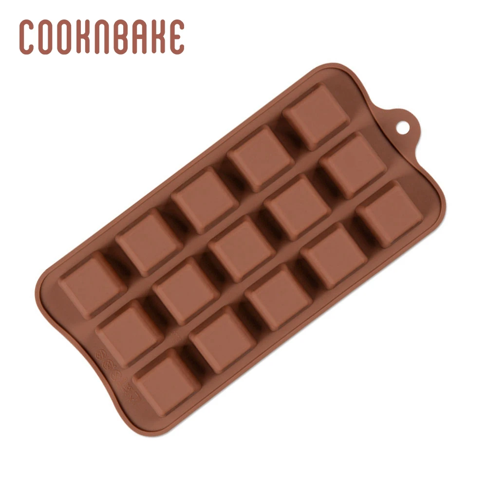 Силиконовая форма COOKNBAKE для шоколадных конфет квадратная торта силиконовая