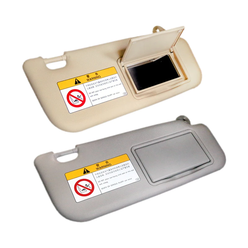 

For Toyota Corolla E160 E170 2014 2015 2016 2017 74320-02B20 Car Inner Left / Right Sun Visor Panel Sunvisor with Makeup Mirror