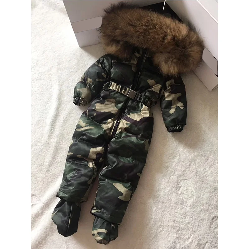 Детские зимние комбинезоны для новорожденных зимняя одежда для малышей зимний комбинезон для мальчиков от 0 до 3 лет