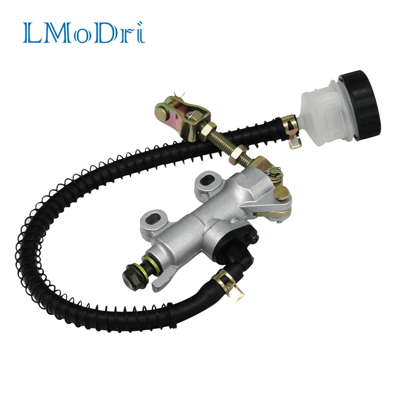 

LMoDri Motorcycle Dirt Pit Bike ATV Rear Foot Hydraulic Brake Master Cylinder Pump black Pitch