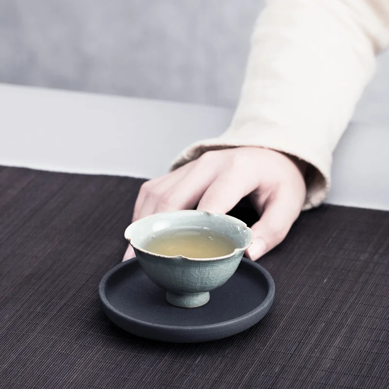 Goofanser кунг фу Чай набор Малый Керамика чаша образец чашки старший брат печи