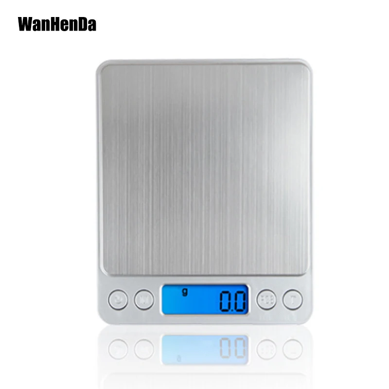 

NEW 500/0.01g 3000g/0.1g Pocket Case Postal Kitchen Jewelry Weight Balance Scale LCD Portable Mini Electronic Digital Scales