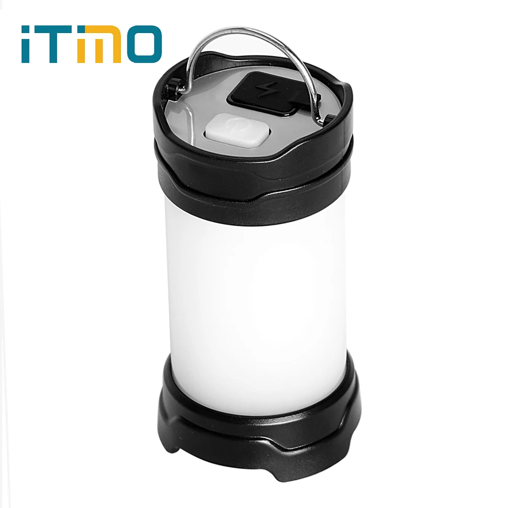 Фонари iTimo портативные с зарядкой от USB 7 режимов 18650|portable lantern|camping lightlantern power bank |