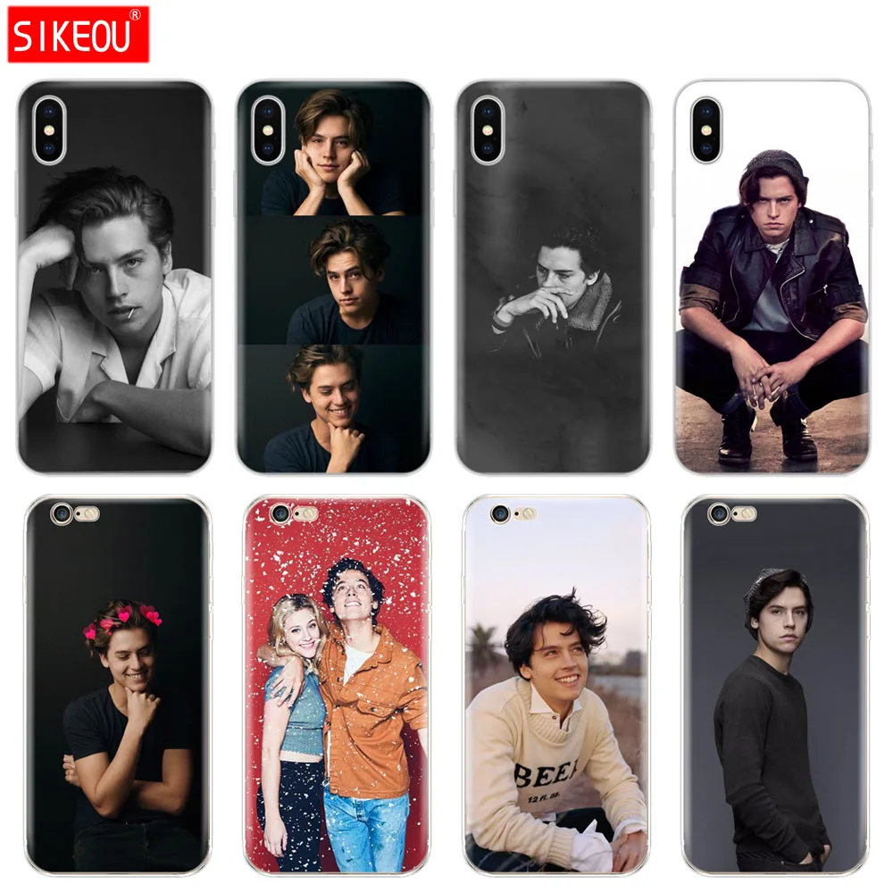 Силиконовый чехол для Iphone 6X8 7 6s 5 5S SE Plus 10 XR XS Max Cole Sprouse|Бамперы| |