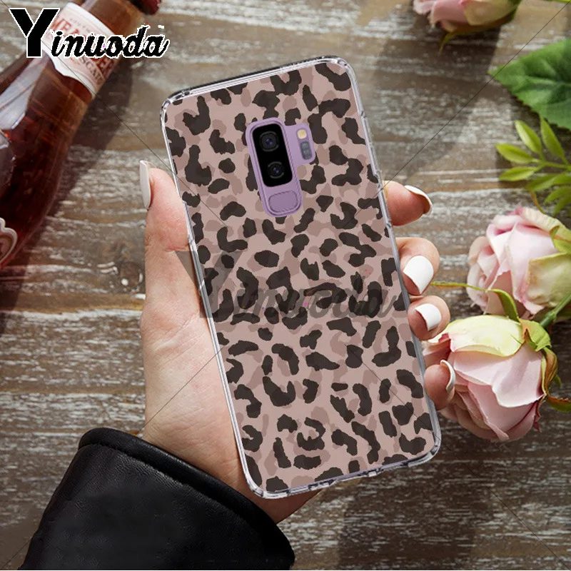 Yinuoda чехол для телефона с принтом жирафа леопарда тигра зебры Samsung S9 plus S5 S6 S6edge S6plus