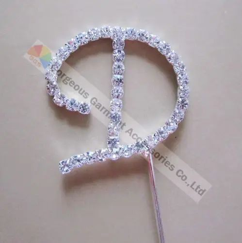 Высококачественный монограмма из хрустальных страз 26 шт. буквы алфавита для