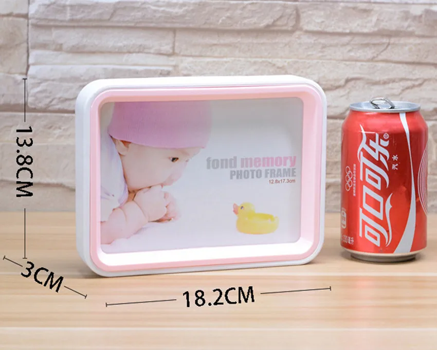 7 Size DIY Plastic Photo Frame Children Picture Desktop Decoration Wood Crafts Home Decor Gifts | Дом и сад