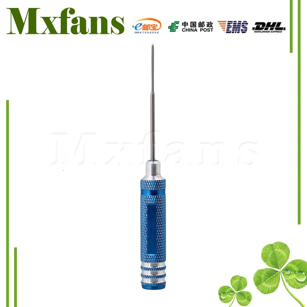 Mxfans 0 9 мм алюминиевый сплав шестигранный ключ отвертка полый рифленый руль