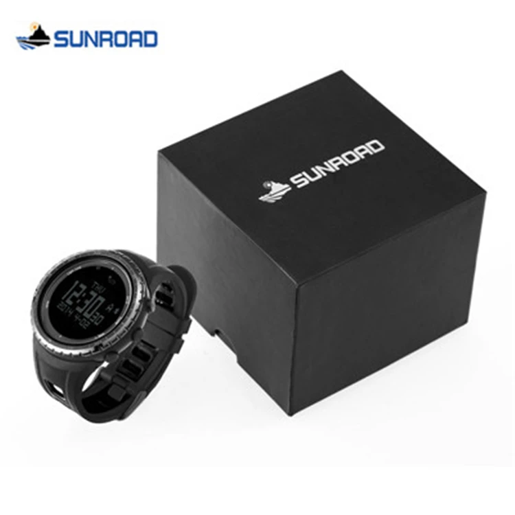 Мужские Смарт часы SUNROAD спортивные с Bluetooth цифровой компас секундомер в стиле