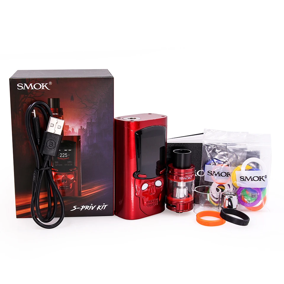 Vape SMOK S-PRIV Kit 230W S Priv Mod 5ML TFV8 Big Baby Light Edition Atomizer VS Revenger E Cigarette Vaporizer Alien KIT | Электроника