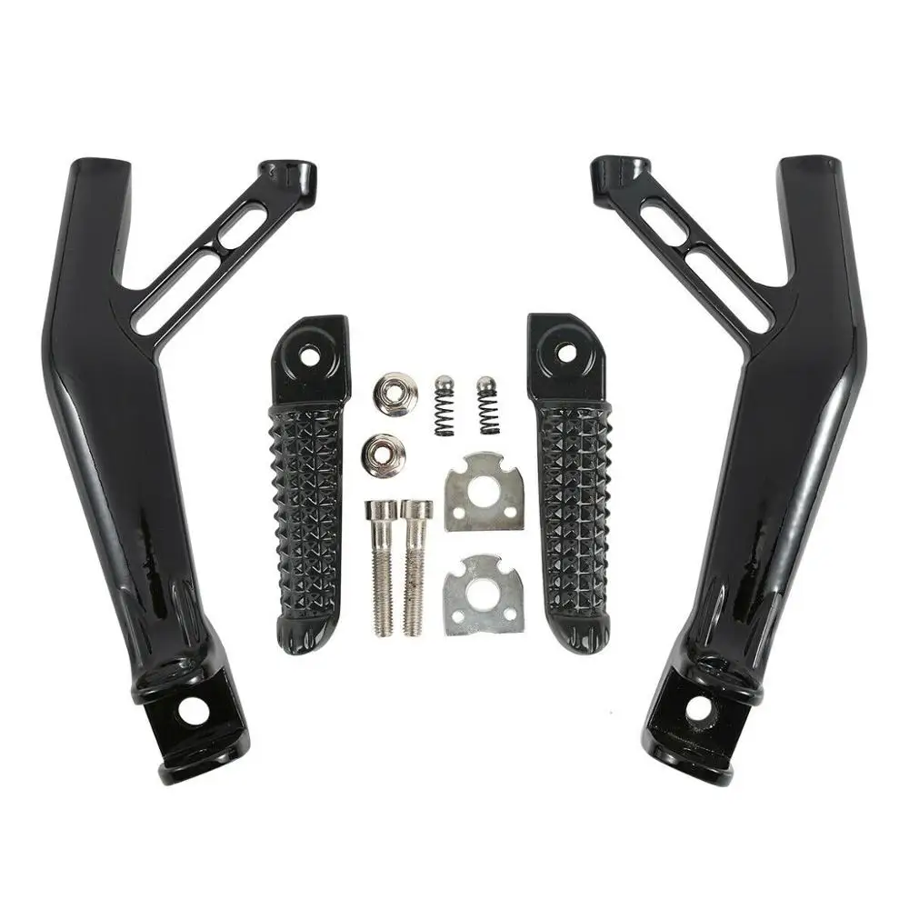 Motorcycle Front Rear Foot Peg Footrest Bracket For Yamaha YZF R1 R1S R1M 2015-2018 2017 2016 | Автомобили и мотоциклы