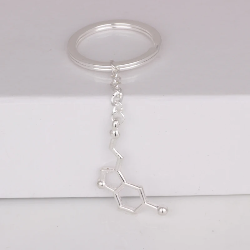 Брелок для ключей с надписью Love Dopamine модель 2016 года брелки Happiness и serotonin подарок