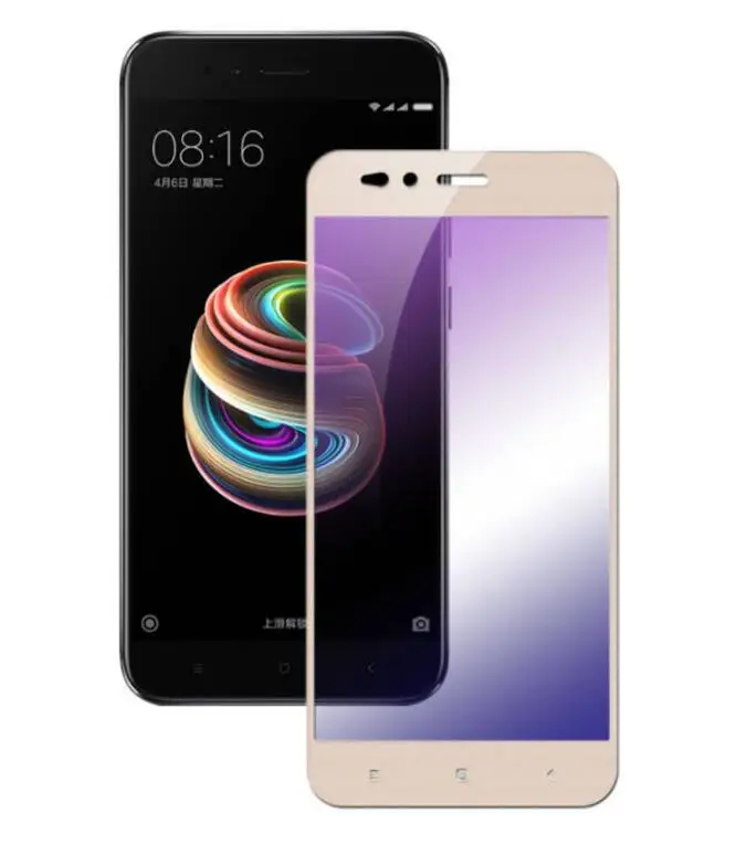 2 Pack 9 H полный Экран защитный закаленное Стекло для Xiaomi 5x Жесткий протектор Плёнки