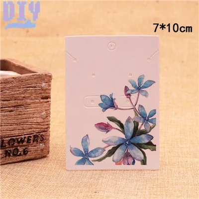 H 100 шт Цветочные бумажные бирки ювелирные изделия одежды DIY Поделки цена повесить вечерние этикетка для упаковки подарка Закладка багажная бирка - Цвет: H