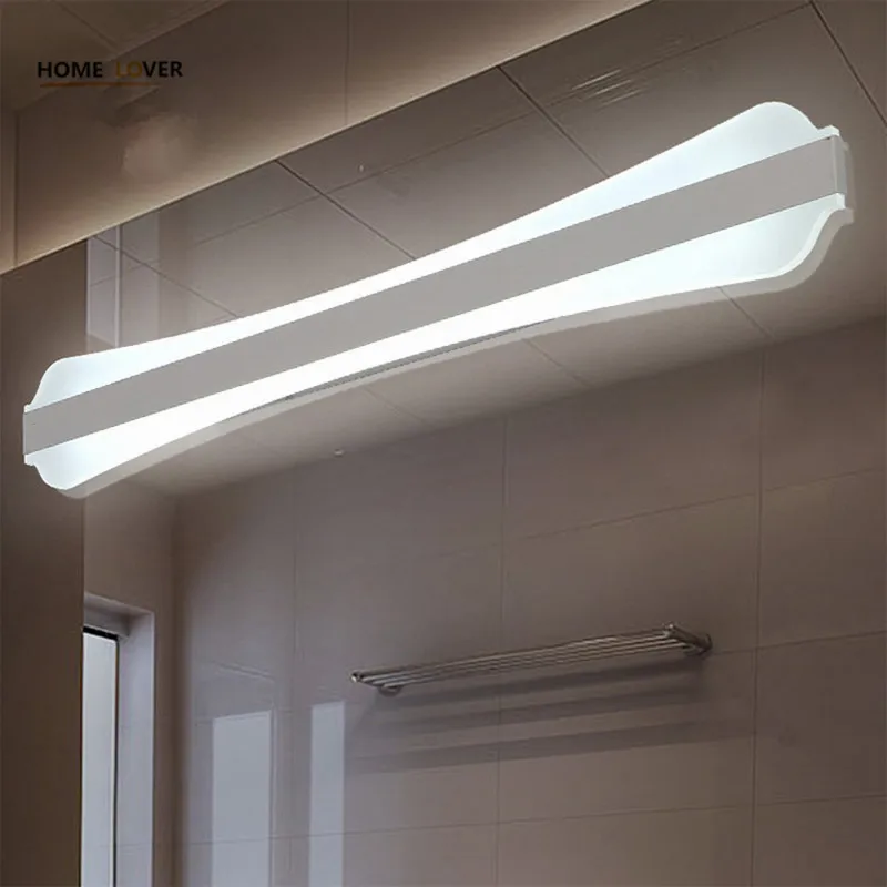 Светодиодный Современный зеркальный светильник настенный для ванной комнаты