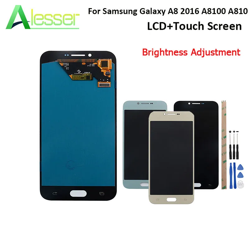 Alesser для samsung Galaxy A8 2016 A8100 A810 ЖК дисплей и сенсорный экран дигитайзер регулировка