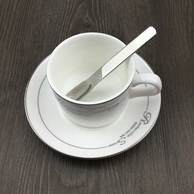 1810 кофейная десертная ложка из нержавеющей стали перемешивающая глубокие