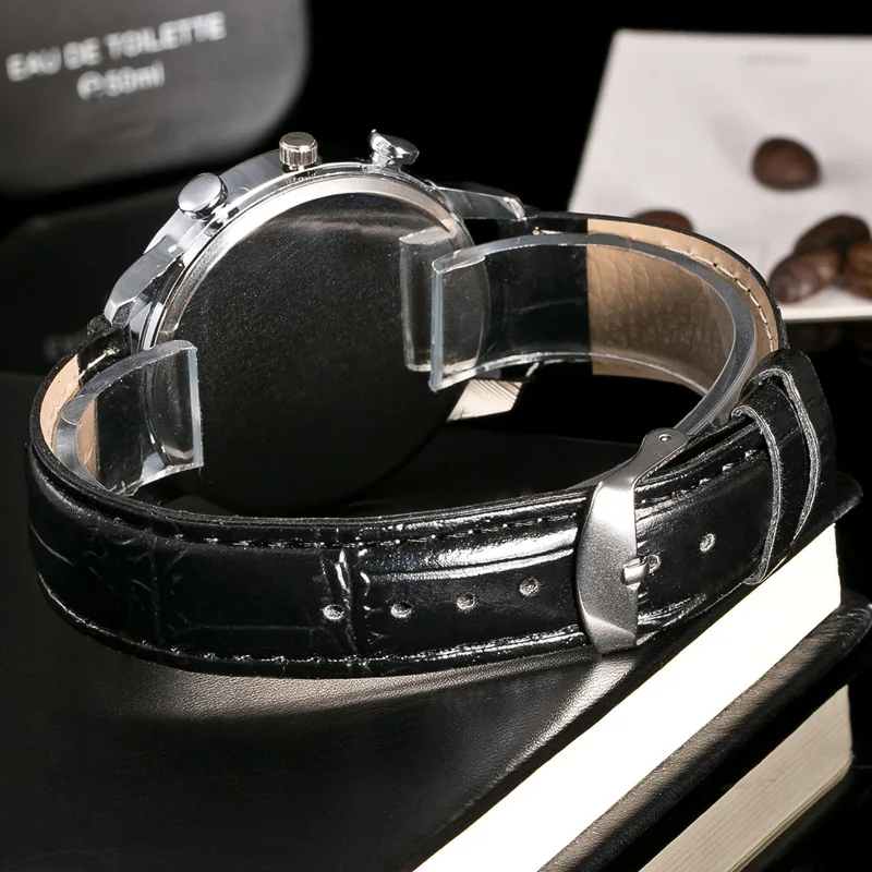 Часы GERIDUN кожаные часы пара мужские и женские модные для мальчиков девочек