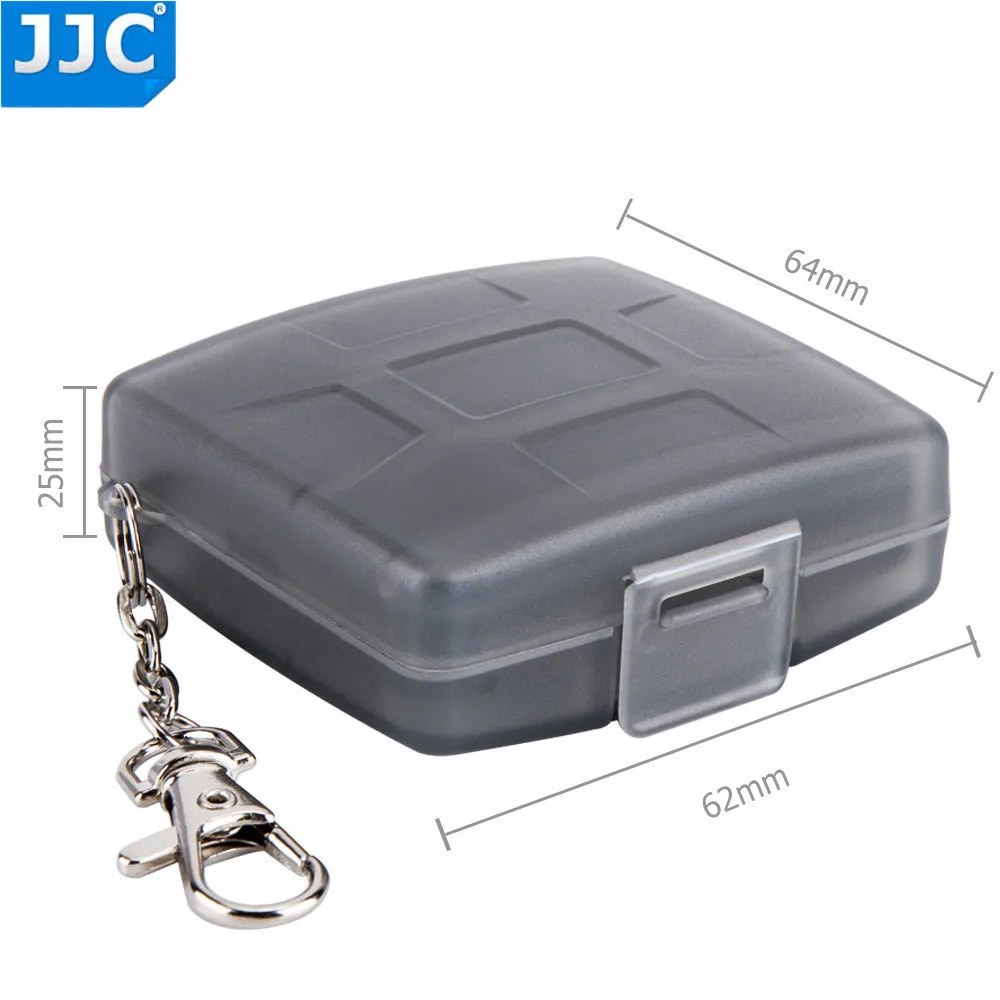 JJC SD CF TF SIM Nano Card Water-Resistant Camera Memory Storage Case Compact Tough Box | Электроника