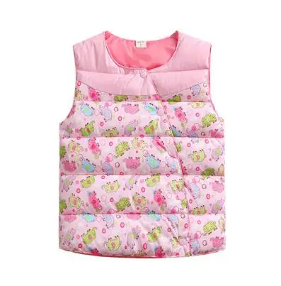 Высокое качество осень весна 2019 детские куртки милый теплый хлопковый жилет с