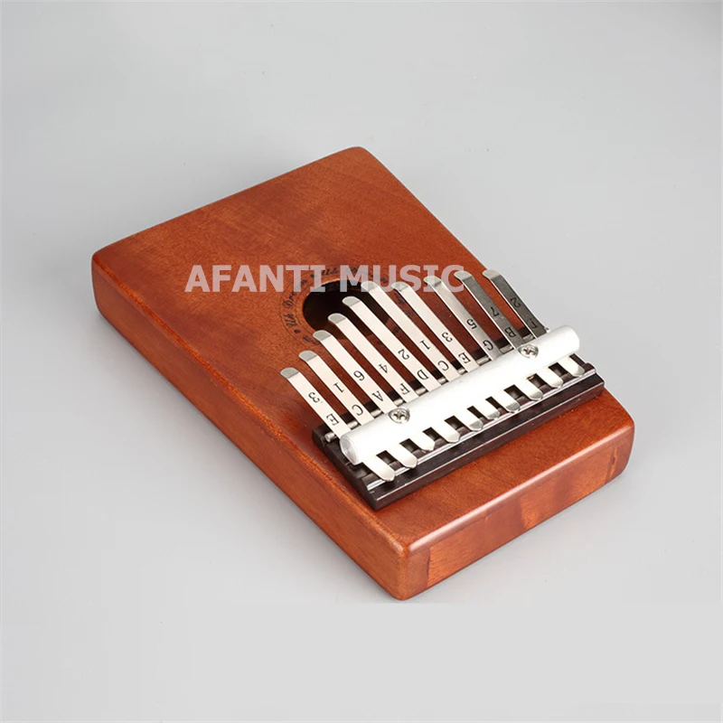

Afanti Music 10 Keys Kalimba Mbira, пальцевое пианино из красного дерева, традиционные африканские музыкальные инструменты, 10 тонов (THP-134)