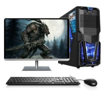 Игровой настольный компьютер Intel i3/i5/i7 4/8 ГБ ОЗУ 120 ТБ HDD с 18 5 22 24-дюймовым монитором
