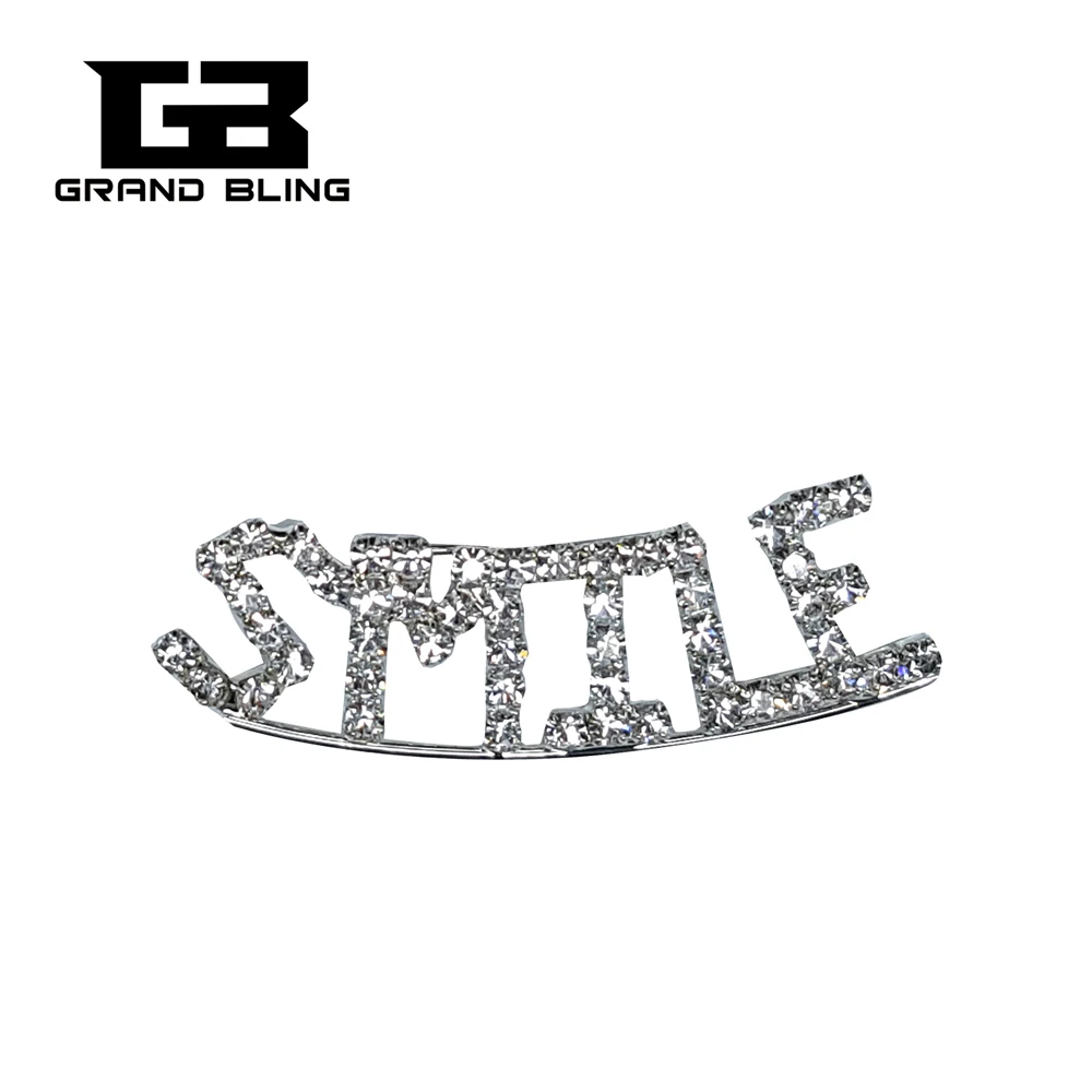 

Crystal Brooch Gift "SMILE" Letters Breastpin /Hat Ornament/Bag Accessory