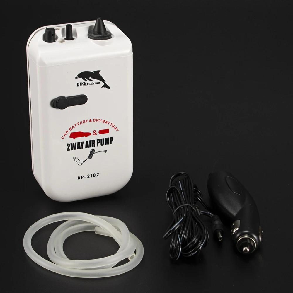 Outdoor Portable Fishing Air Pump Fish Oxygen Aerator Aquarium Tank Bubbles Tackle Tool | Спорт и развлечения
