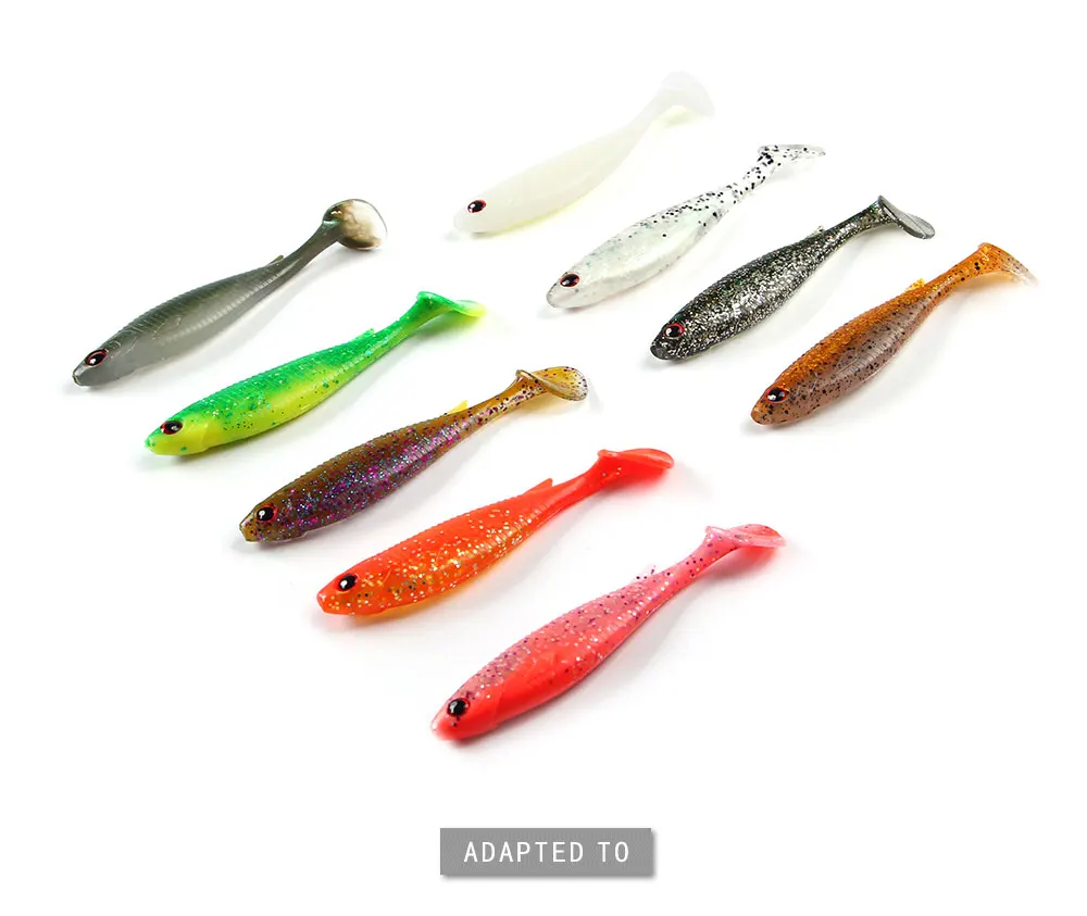 FTK 5 шт./лот 10 см/8 г рыболовные приманки, наживки Swimbait Мягкая силиконовая приманка искусственный Карп Мягкая приманка рыболовные снасти