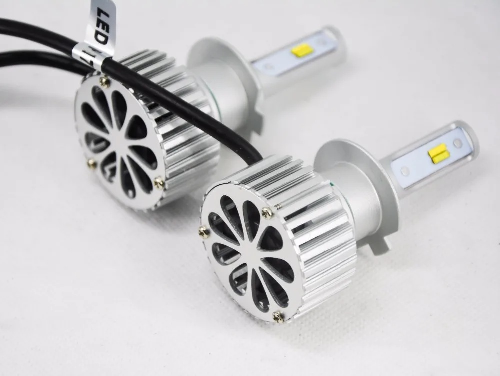 1 комплект трехцветные светодиодные лампы H7 60 Вт 3000 лм|h7 60w|led headlightfog lamp bulb |