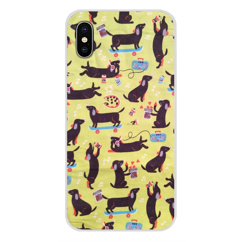 Модные черные чехлы для LG G3 G4 Mini G5 G6 G7 Q6 Q7 Q8 Q9 V10 V20 V30 X Power 2 3 K10 K4 K8 2017 Alpha такса Силуэт