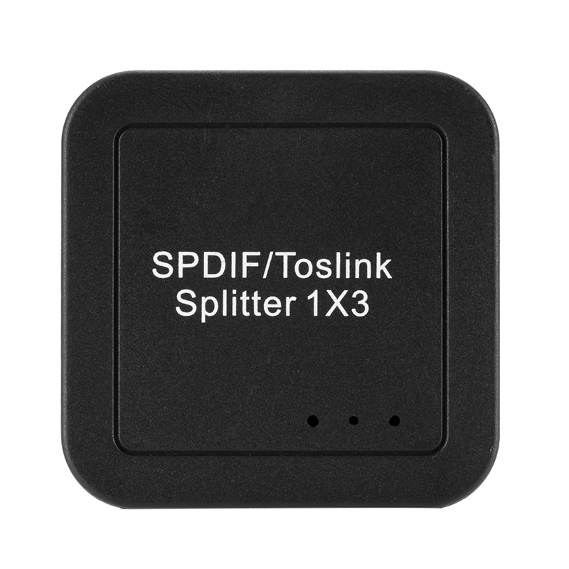 Портативный 1 вход 3 аудио сплиттер адаптер Mini SPDIF TOSLINK Цифровой оптический