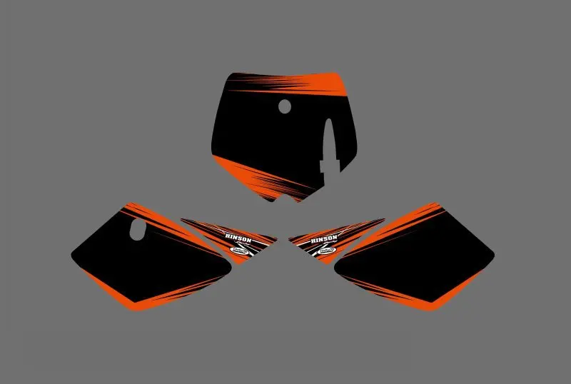 0539 (черный и оранжевый) новые графические наклейки для KTM 50 SX 2002 2003 2004 2005 2006 2007 2008 |