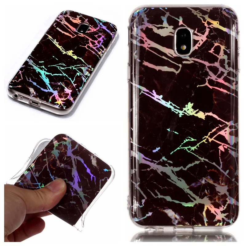 Чехол для Samsung Galaxy J3 J330F J5 J530F J7 J730F 2017 задняя крышка чехол мраморный узор
