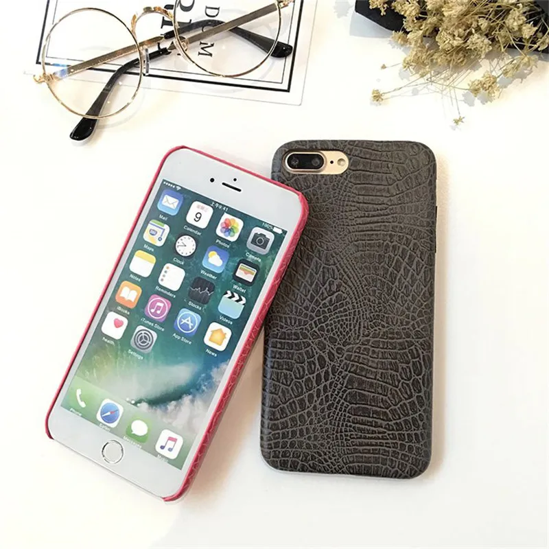 

Luxury Crocodile Skin PU Leather Phone Case for iPhone XS MAX Case for iPhone X XR 6/6S/7/8 Plus Case Retro Official Soft Cover