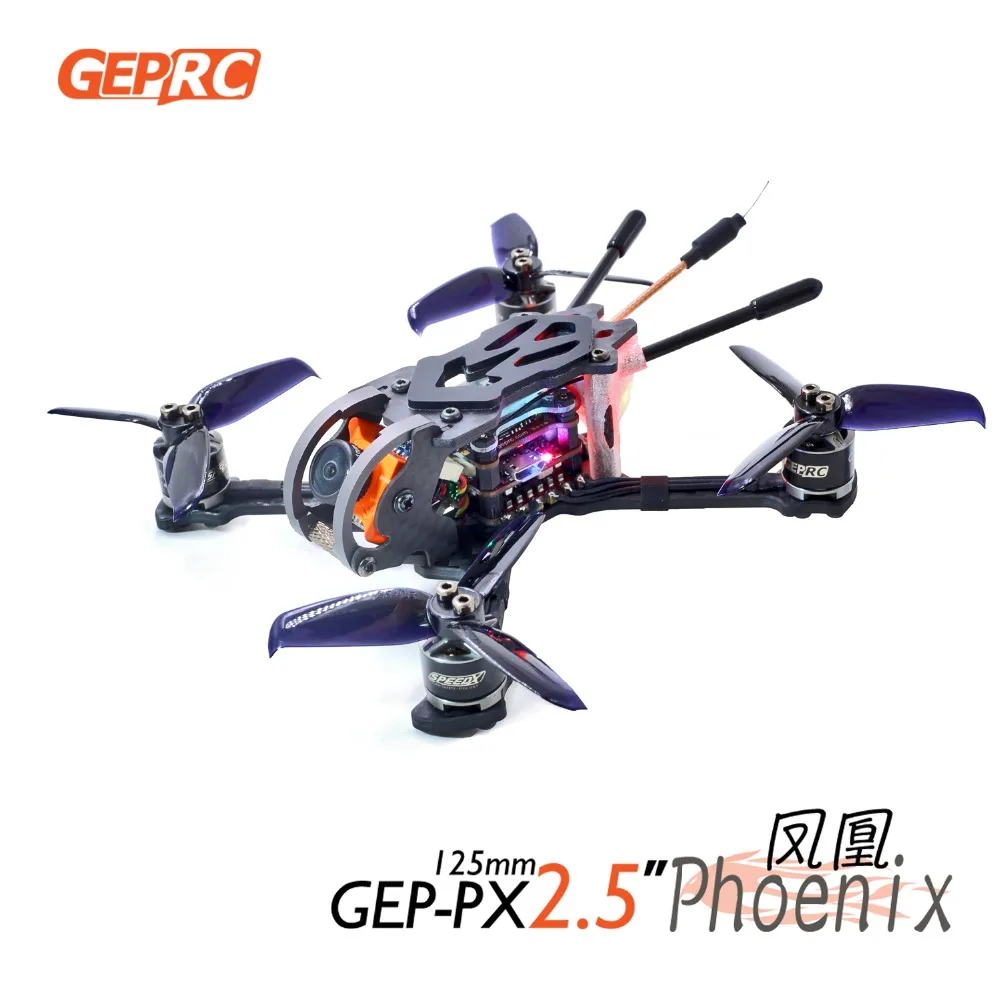 GEPRC GEP-PX2.5 Phoenix 600TVL Дрон с камерой 125 мм FPV RC Racing Dron Quadcopter w/ Frsky приемник BNF | Игрушки и