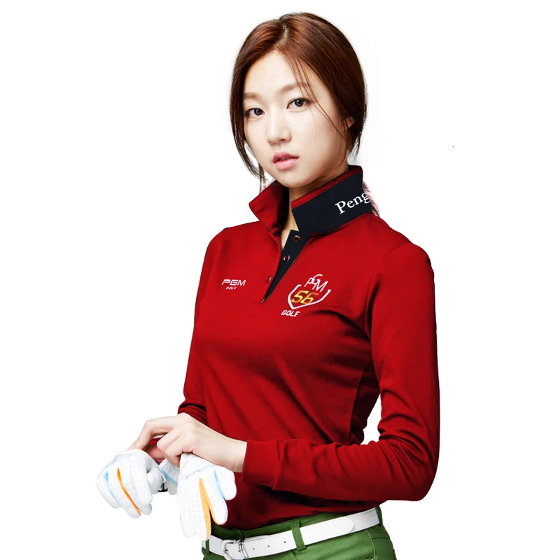 Топ рубашка поло одежда Женская модная с длинными рукавами новинка сухая для