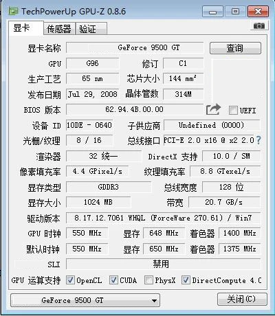 Новый Оригинальный Geforce 9500GT 1 ГБ DDR3 128bit Видеокарта VGA + DVI HDMI видеокарта Бесплатная