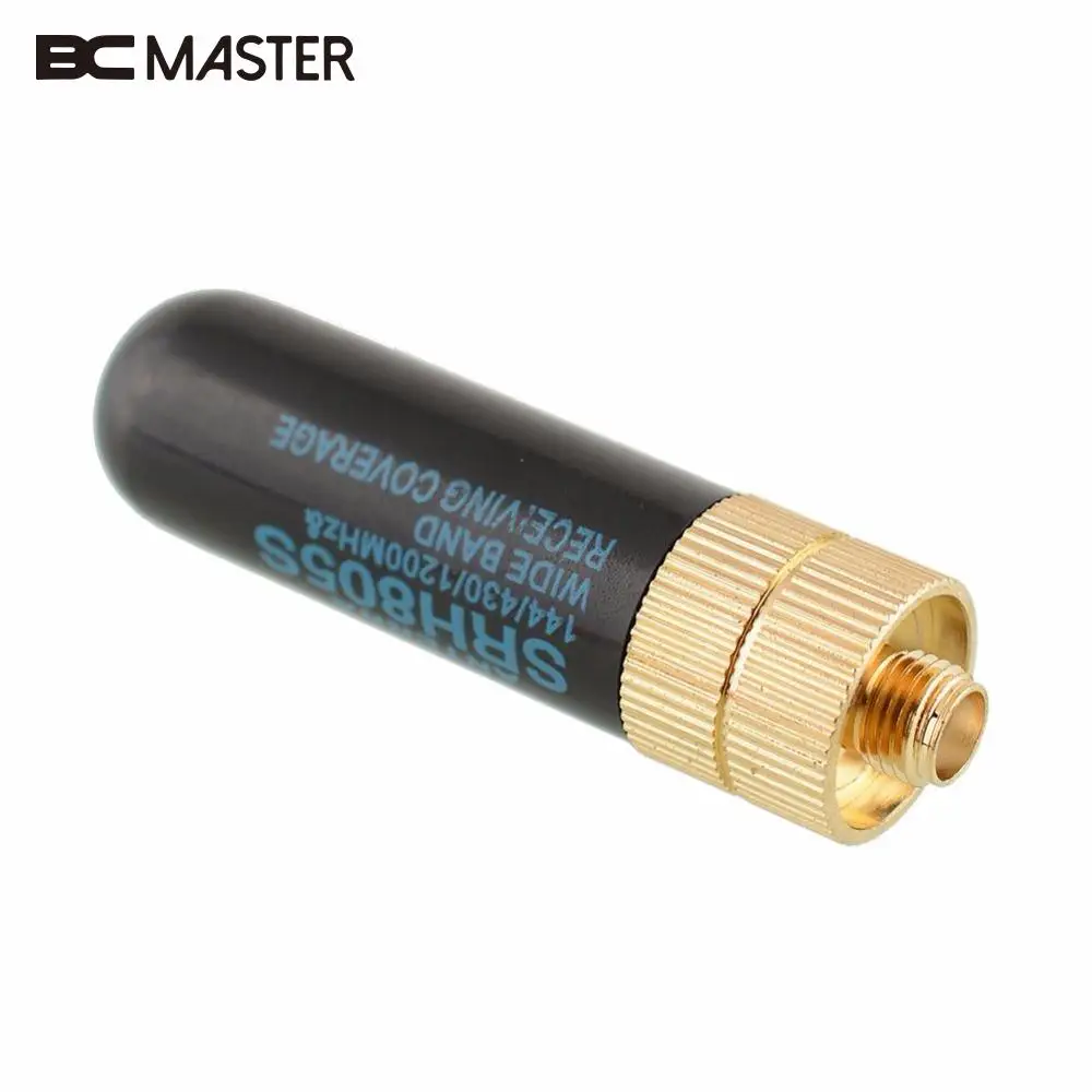BCMaster Двухдиапазонная UHF + VHF SRH805S SMA Женская антенна для TK3107 2107 Puxing Quansheng Baofeng Walkie|uhf